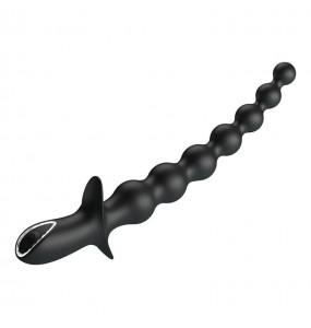 Pretty Love - RIGDON Anal Bead Massager (Chargeable - Black)